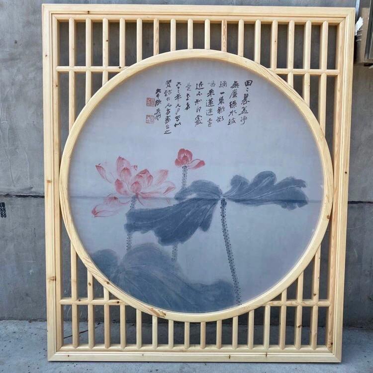 实木花格中式屏风 厂家直供源头厂货 仿古镂空落地新中式隔断