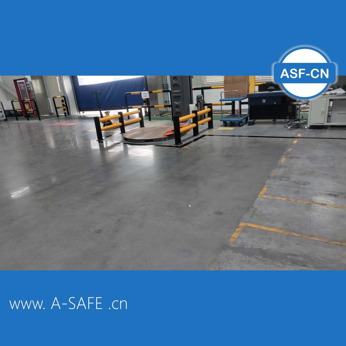 高分子柔性护栏  仓储物流货架防撞护栏   设备行人分离弹性护栏