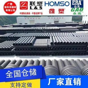 pe双壁波纹管dn300sn8雄塑聚乙烯大口径排水管hdpe排污