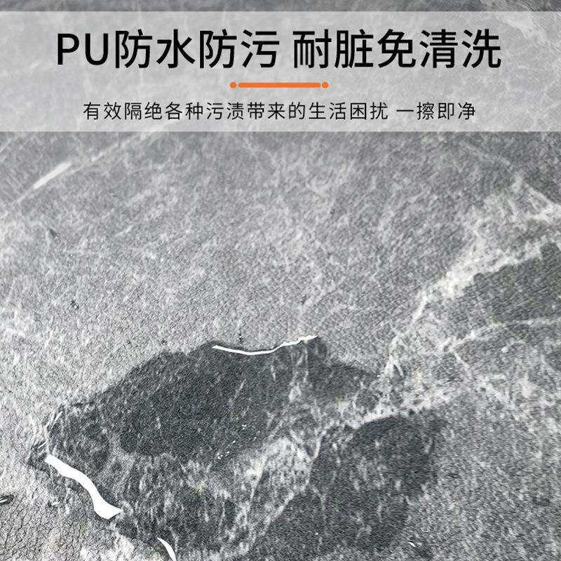 大理石耐纹厨房L型垫防滑防大理石绅油地PU垫长条防水脚脏地毯免
