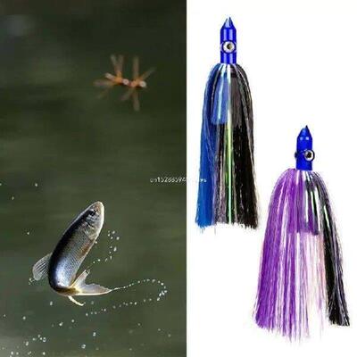 Artificial Soft Squid Skirt Trolling Saltwater Baits