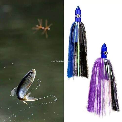 Artificial Soft Squid Skirt Trolling Saltwater Baits
