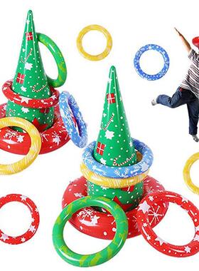 Christmas Hat Ferrule PVC Inflatable Childrens Birthday Hat