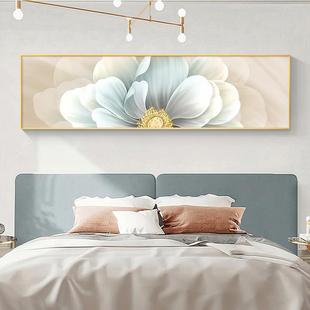 现代简约卧室床头挂画 画高级感客厅装饰画 画温馨花卉房间主卧横
