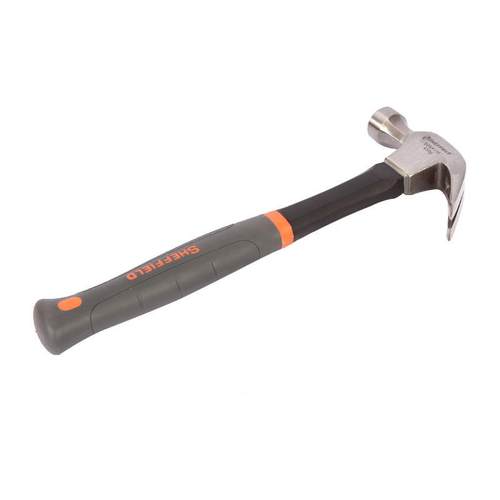 铁HEF无品牌/FILD/钢盾S08811S6纤维柄羊E角锤起钉锤拔钉锤榔头木