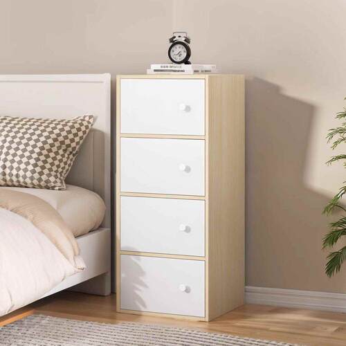 床头柜简约现代卧室家用床头置物架床头收纳柜多层收纳柜五斗柜淘