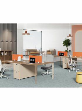 简约职员办公桌四人位室员OQ-12333工桌办公屏六风卡位椅电脑桌办