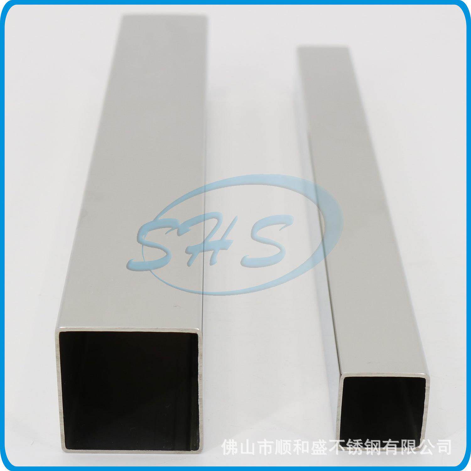 SUS304不锈钢大方管80X80X2.0 抛光表面 工程建筑装饰 桥梁护栏用