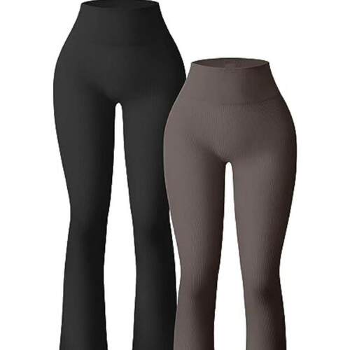 Sports yoga pants, high waisted flared pants, leggings,