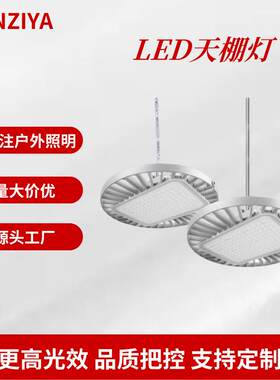 天棚灯超亮led仓库体育馆防水防尘三防大功率灯足瓦不虚标高光效