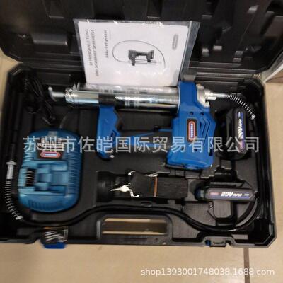 PRESSOL品牌原装进口电动黄油枪 18051型号20V锂电池加注油脂油枪