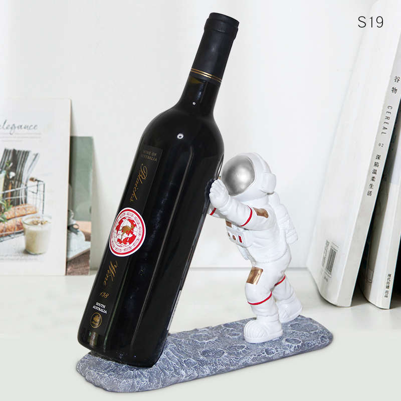 乔迁新居轻奢宇航员红酒架创意摆件太空人酒柜葡萄酒现代装饰高档