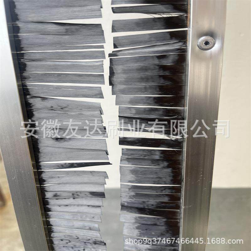 供应印染厂用静电刷 防静电毛刷 碳纤维防静电刷丝 防静电条刷