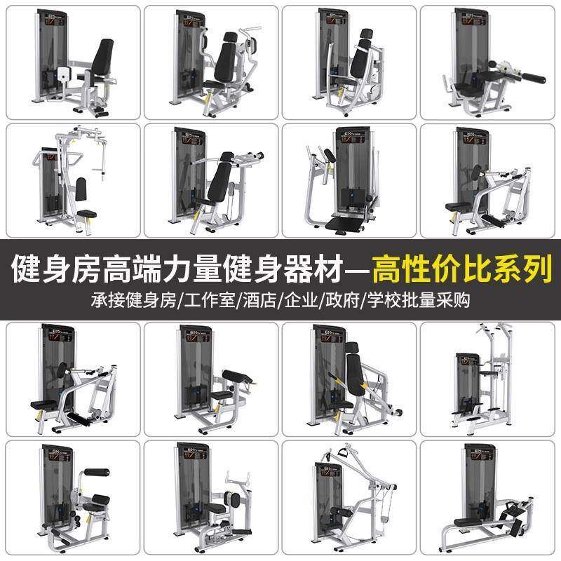 ZYZ健身坐姿推胸蝴蝶机直臂夹胸腿部肌肉训练器商用力量器械全套