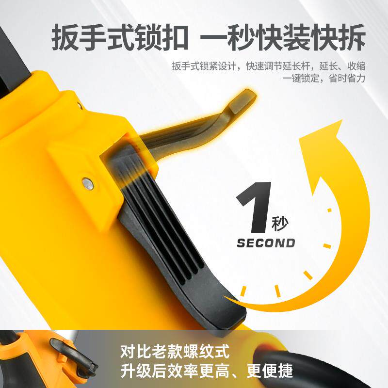 手持式无刷有抛刷墙面打磨纸机长杆机沙皮机光工具打砂墙壁