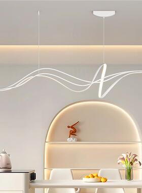 艺0术吊灯2会24年新款创意餐灯厅灯吧台所咖啡厅吊线长方形餐AG81