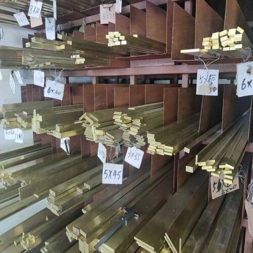 H59耐磨导电黄铜排铜条拉丝黄铜板铜棒h62实心四方棒零切加工CNC