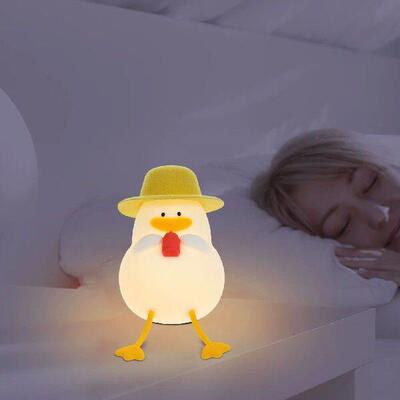 Night Light Lamp Small LED Yellow Light Kids Bedroom