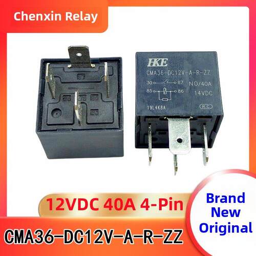 CMA36-DC12V-A-R-ZZ 40A 14VDC 4脚 HKE汇港汽车继电器 全新原装