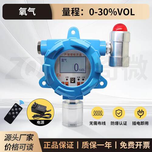 正品艾科思GT-GND2氧气0浓度检测仪探测警器监视报测氧仪氧器含量