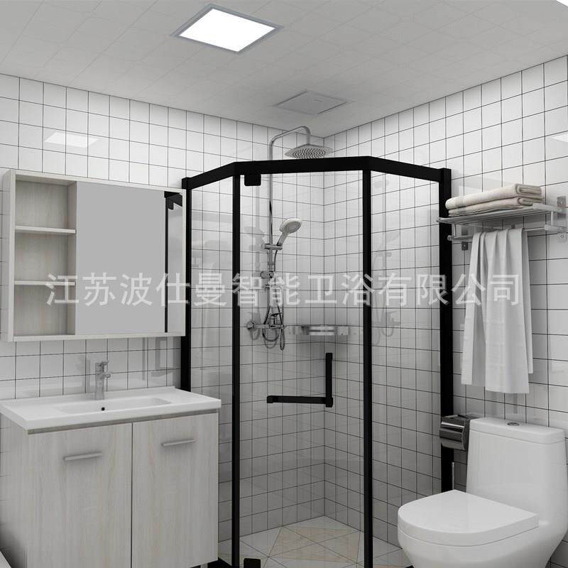 SM整体浴免室一体式卫动生C间农村移洗澡房集成防水整2体淋浴房