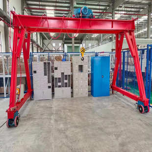 龙门吊小型3t天车门式起重机升降式移动单横梁龙门架无轨旋转轻型