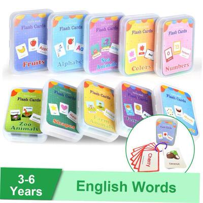 English Words Learning Flashcards for Kids 3-6 Years Reading