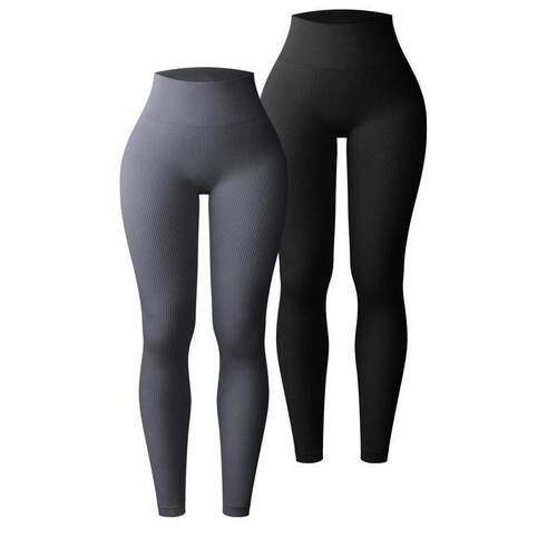 W 46473 Seams High Waist Yoga Pants 瑜伽裤