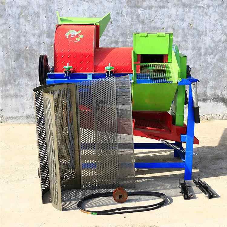 玉扒皮脱粒机家谷子高5TD-700梁脱粒机油籽打粒机米小型黄豆菜脱