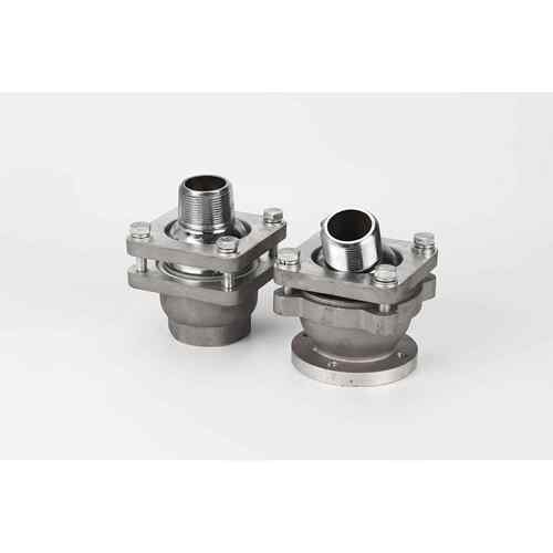 洒水车配件铝合金万向座螺纹法兰式万向节底座洒水王鸭嘴喷头总成