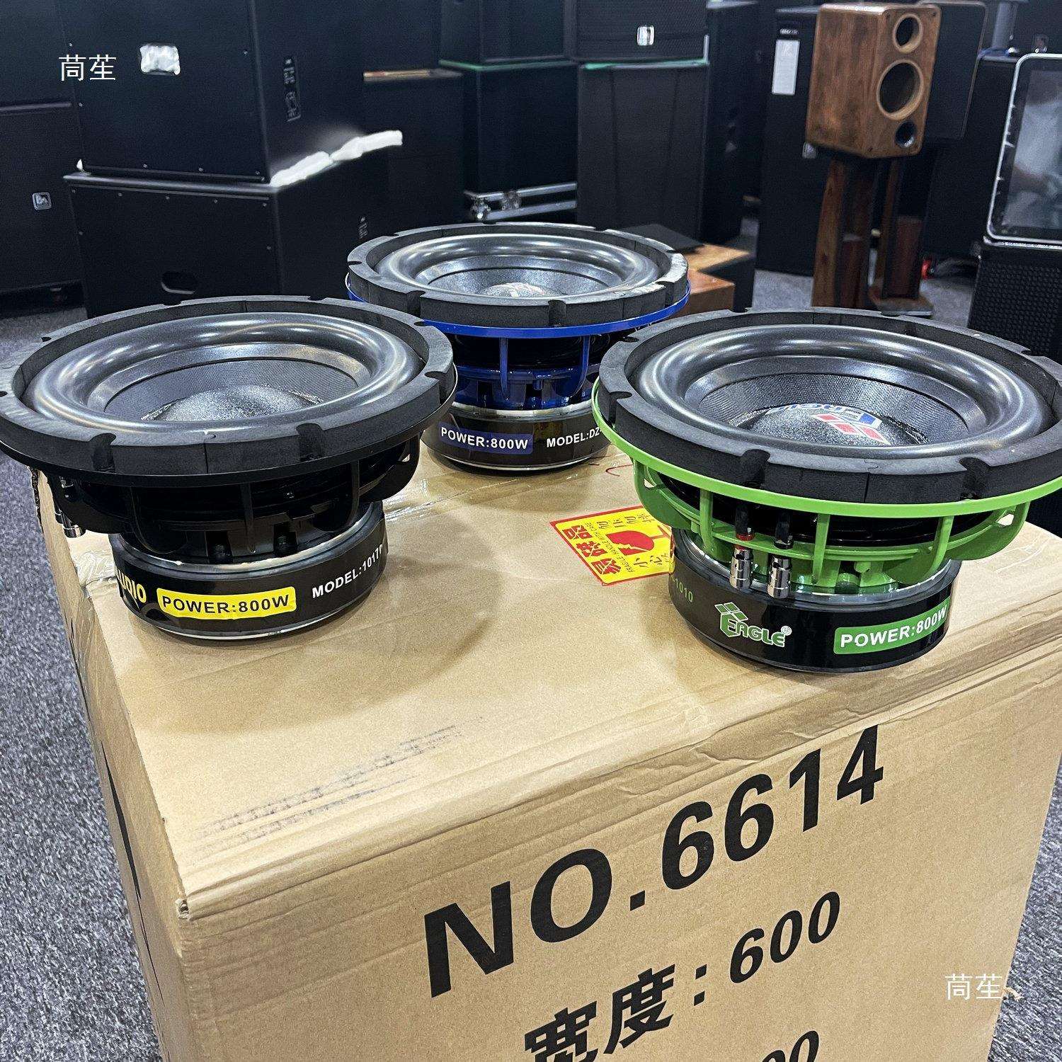 出口单品双170磁双75音芯10寸汽车低音炮喇叭家用低音单元