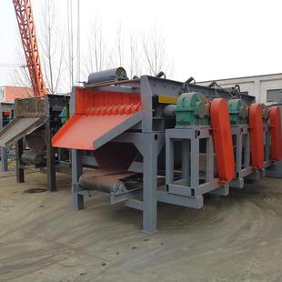 1312多级联动辊轴筛煤炭矸石粘泥石分离机建筑垃圾分选机