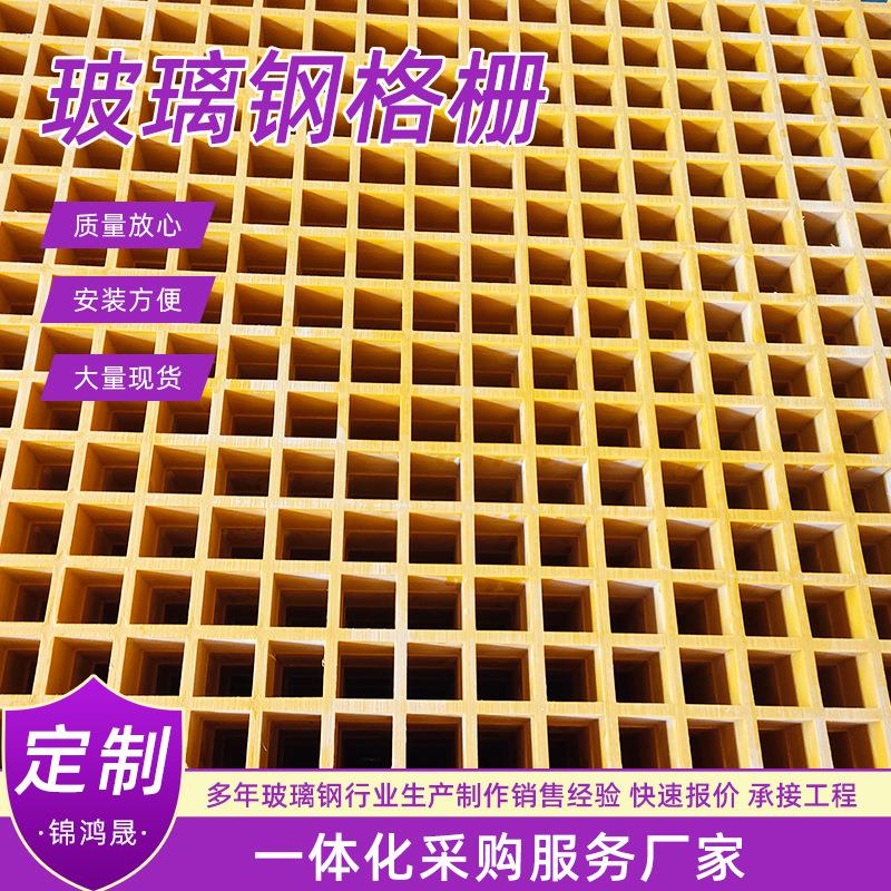现货玻璃钢格栅汽车房排水网格板养殖场鸽舍漏粪格板隔栅篦子