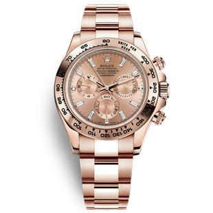 [9.8新]劳力士迪通拿18k玫瑰金自动机械奢品手表 男款腕表116505