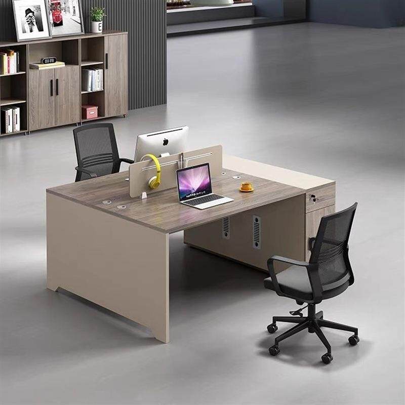 职员桌简约现代办公桌椅组合新款员工工位办公室卡座财务电销卡位