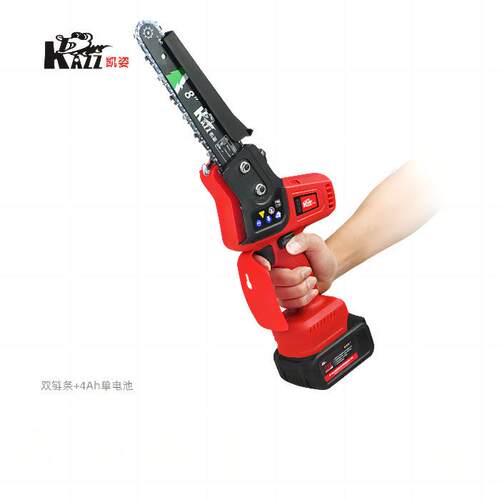 凯姿充电式单手锯家用小型多功能伐木锯户外便携手持无线锂电锯