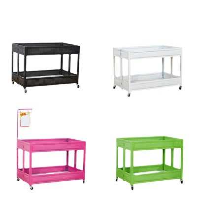 厂家超市便利店促销台展示架花车货架服装店展示台甩货车摆摊架