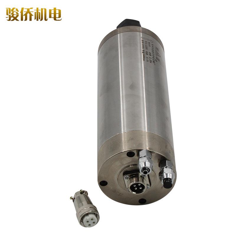 木工广告雕刻机动力头220V 380V2.2KW顺通高精度水冷高速电机主轴