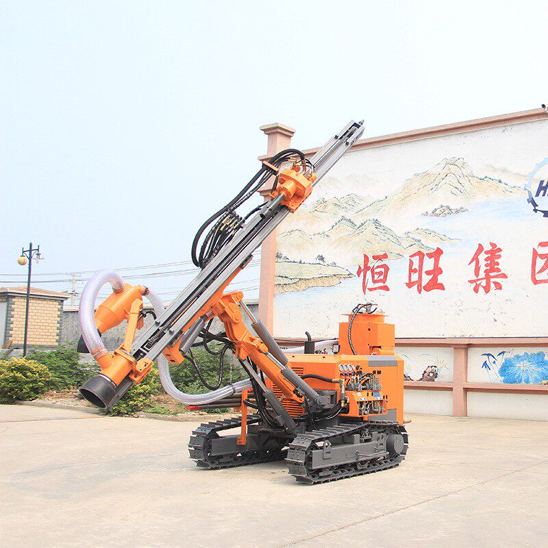 潜孔钻机 履带一体潜孔钻车小型钻机 厂家一体式开采钻孔机