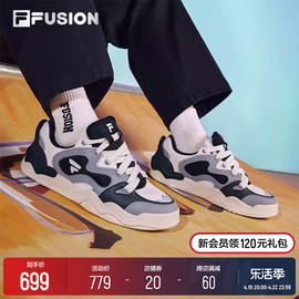 FILA FUSION斐乐潮牌男鞋KICK DX专业滑板鞋2024春时尚运动鞋