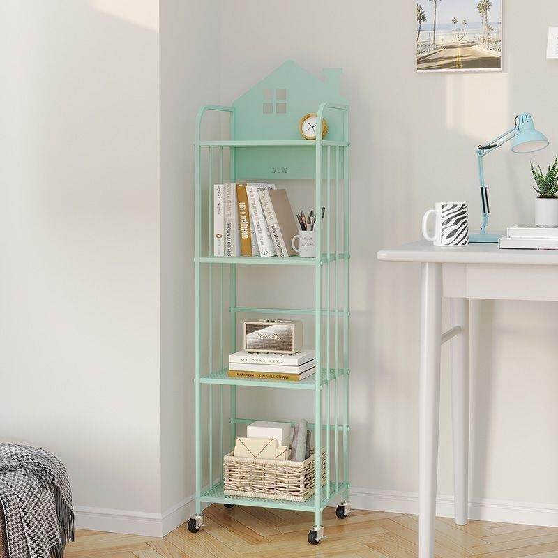 铁厅见详情艺多层儿纳童书架落地书置物架移动本收架储物简易客家