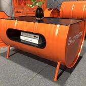 酒桌椅组v合油桶沙发615kt铁艺茶几服装 店创意工古业风吧复卡座沙