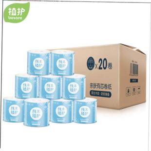 Bamboo pulp Roll of paper household Toilet paper Tissue36卷