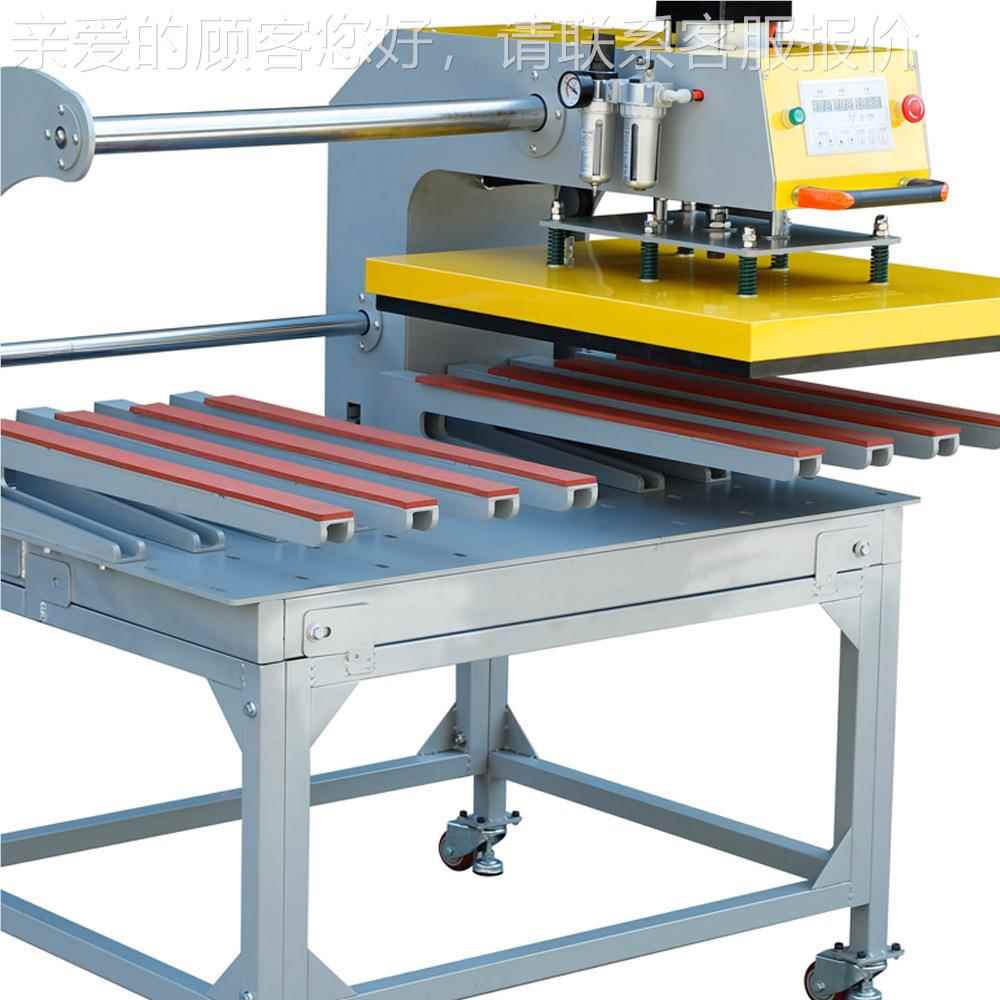 厂家供袜应裤子Lgo-U8气动上滑式压o烫热转印烫画机器袖子花印机