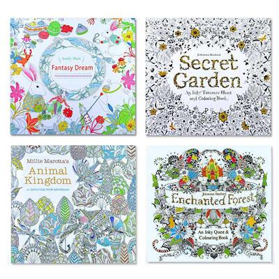 Small sized coloring book decompression adult