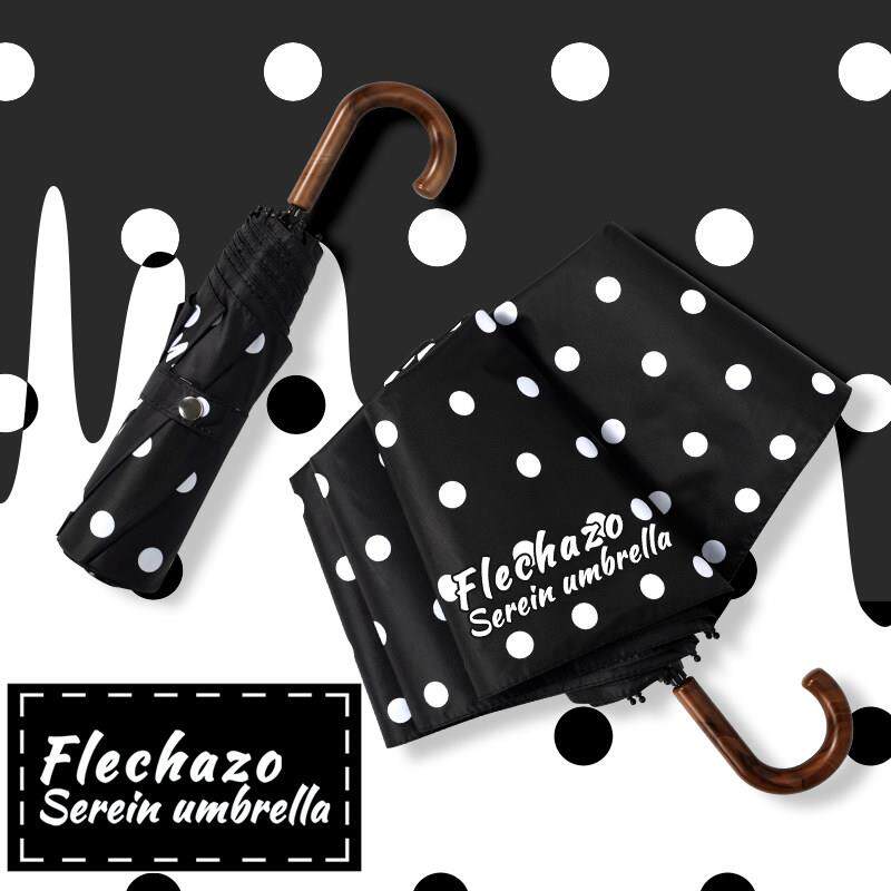 创意可背弯钩晴雨伞两用女防晒抗UV遮阳伞可携式折叠覆古遮阳伞