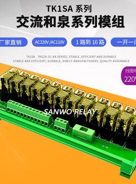 12路IDEC和泉小型电磁中间继电器模块RJ1S-CL-A220 SANWO RELAY