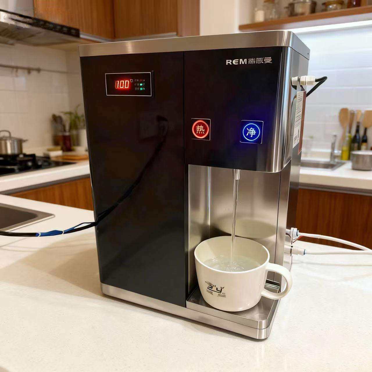 家用商用台式开水器免安装即热智能过滤一体温热型饮水机厂不锈钢