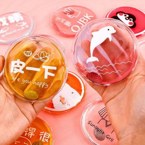 Cartoon Round Hand Warmer Portable Instant Heat Pad Outdoor