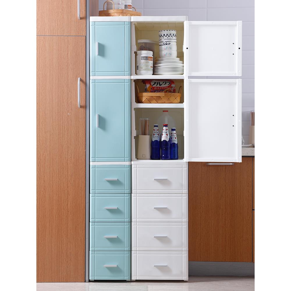 25/35厘米超窄浴室厨房间隙储物柜抽屉式间隙储物架床头柜